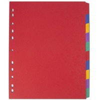 Click here for more details of the Elba Coloured Pressboard Dividers A4+ Euro