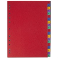 Click here for more details of the Elba Coloured Pressboard Indices A4 Euro P