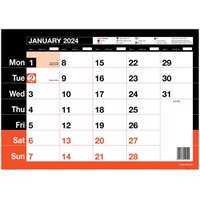 Click here for more details of the ValueX Monthly Memo Calendar A3 2024 - A3M