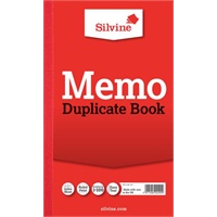 Click here for more details of the Silvine 210x127mm Duplicate Memo Book Carb