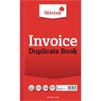 Click here for more details of the Silvine 210x127mm Duplicate Invoice Book C