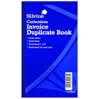 Click here for more details of the Silvine 210x127mm Duplicate Invoice Book C