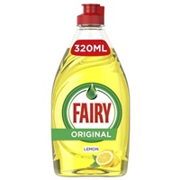 Click here for more details of the Fairy Washing Up Liquid 320ml Lemon  - 101