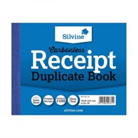 Click here for more details of the Silvine 102x127mm Duplicate Receipt Book C