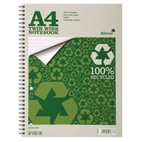 Click here for more details of the Silvine A4 Wirebound Card Cover Notebook R