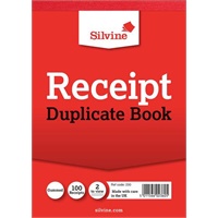 Click here for more details of the Silvine 105x148mm Duplicate Receipt Book C