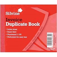 Click here for more details of the Silvine 102x127mm Duplicate Invoice Book C