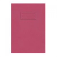Click here for more details of the Silvine A4 Exercise Book Ruled Red 80 Page