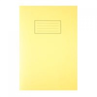 Click here for more details of the Silvine A4 Exercise Book Ruled Yellow 80 P