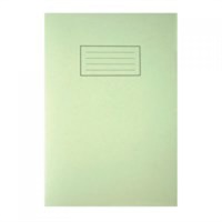 Click here for more details of the Silvine A4 Exercise Book Ruled Green 80 Pa