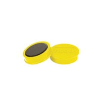 Click here for more details of the Nobo Whiteboard Magnets 38mm Yellow (Pack
