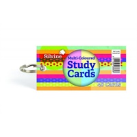 Click here for more details of the Silvine Multicoloured Study Cards 100x50mm