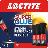 Click here for more details of the Loctite Super Glue Mini Trio Power Gel 3x1