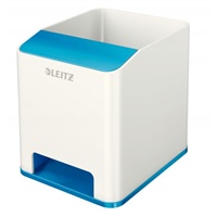 Click here for more details of the Leitz WOW Dual Colour Sound Pen Holder Whi