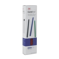 Click here for more details of the GBC Binding Comb A4 12mm Blue (Pack 100) 4