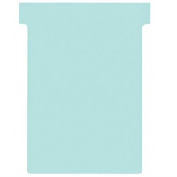Click here for more details of the Nobo T-Cards A80 Size 3 Light Blue (Pack 1