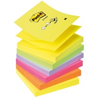 Click here for more details of the Post-it Z Notes 76x76mm 100 Sheets Neon Ra