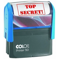 Click here for more details of the Colop P50 Self Inking Word Stamp TOP SECRE