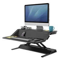 Click here for more details of the Fellowes Lotus Sit Stand Workstation Black