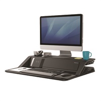 Click here for more details of the Fellowes Lotus DX Sit Stand Workstation Bl