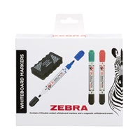 Click here for more details of the Zebra Double Ended Whiteboard Marker Assor