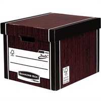 Click here for more details of the Fellowes Premium Tall Archive Box Woodgrai