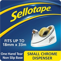 Click here for more details of the Sellotape Small Chrome Tape Dispenser Non
