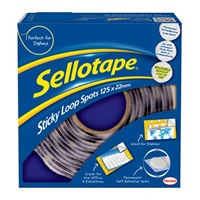 Click here for more details of the Sellotape Sticky Loop Spots Permanent Self