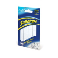 Click here for more details of the Sellotape 48 Sticky Fixers Outdoor Permane