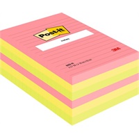 Click here for more details of the Post-it Notes 102x152mm 100 Sheets Ruled R