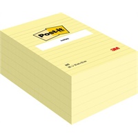Click here for more details of the Post-it Notes Large Format Ruled 102x152mm