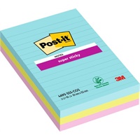 Click here for more details of the Post-It Super Sticky Notes 101x152mm Ruled