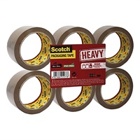 Click here for more details of the Scotch Packaging Tape Heavy Brown x 6