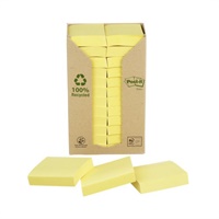 Click here for more details of the Post-it Recycled Notes 38 mm x 51 mm Canar