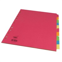 Click here for more details of the Concord Divider 10 Part A4 160gsm Board Br