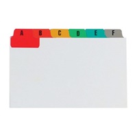 Click here for more details of the Concord Guide Cards A-Z 203x127mm White wi