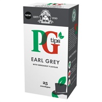 Click here for more details of the PG Tips Earl Grey Tea Envelopes (Pack 25)