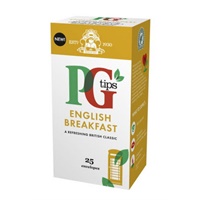 Click here for more details of the PG Tips English Breakfast Tea Envelopes (P