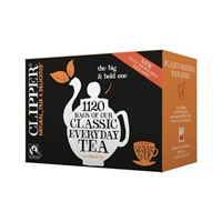 Click here for more details of the Clipper Fairtrade Everyday One Cup Tea Bag
