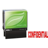 Click here for more details of the Colop Green Line P20 Self Inking Word Stam