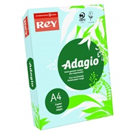 Click here for more details of the Rey Adagio Paper A4 80gsm Blue (Ream 500)