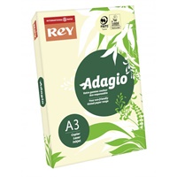 Click here for more details of the Rey Adagio Paper A3 80gsm Ivory (Ream 500)