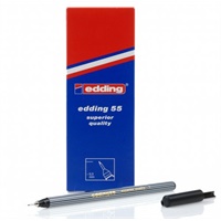 Click here for more details of the edding 55 Fineliner Pen 0.3mm Line Black (