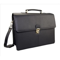 Click here for more details of the Monolith Leather Briefcase Black 3193