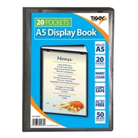 Click here for more details of the Tiger A5 Presentation Display Book 20 Pock
