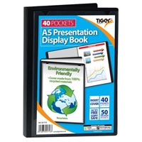 Click here for more details of the Tiger A5 Presentation Display Book 40 Pock