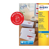 Click here for more details of the Avery Inkjet Address Label 63.5x72mm 12 Pe
