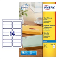 Click here for more details of the Avery Inkjet Address Label 99.1x38.1mm 14