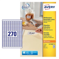 Click here for more details of the Avery Multipurpose Mini Removable Label 17