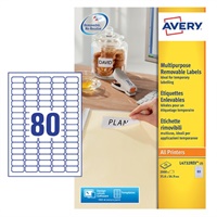 Click here for more details of the Avery Multipurpose Mini Removable Label 35